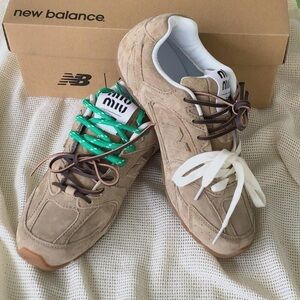 New Balance X Miu Miu 530 Suede Sneakers